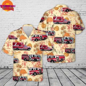 Bellevue Fire Department Hawaiian Shirt Style