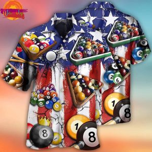 Billiards 4th Of July Hawaiian Shirt Style