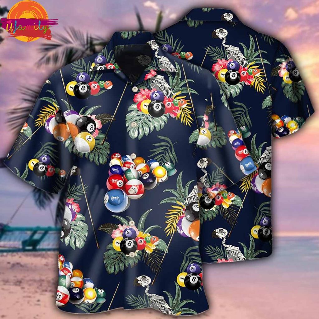 Billiards Tropical Hawaiian Shirt Style