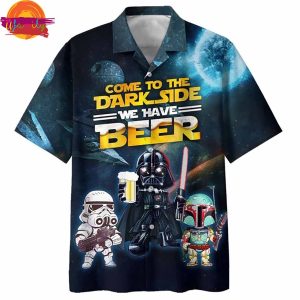 Come To Dark Side We Have Beer Darth Vader Hawaiian Shirt