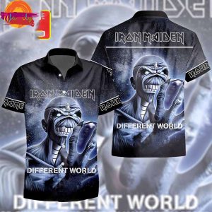 Custom Iron Maiden Different World Hawaiian Shirt Style 1