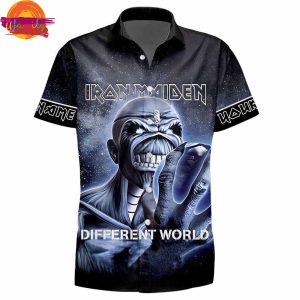 Custom Iron Maiden Different World Hawaiian Shirt Style 3