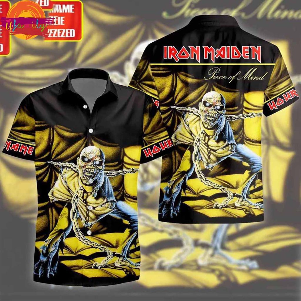 Custom Iron Maiden Piece Of Mind Hawaiian Shirt Online