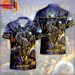 Custom Iron Maiden Where Is Eddie Hawaiian Shirt Style