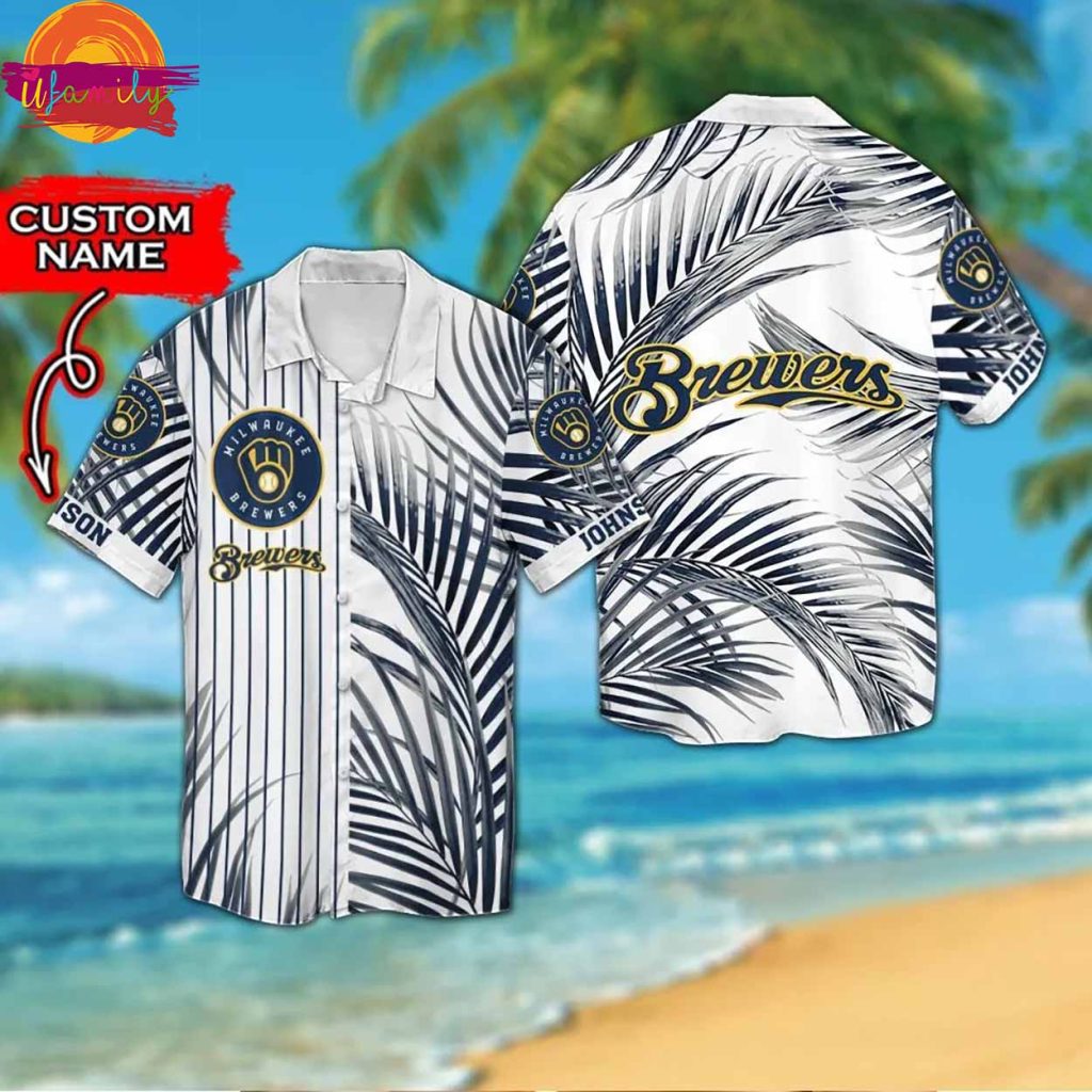 Custom Milwaukee Brewers Summer Hawaiian Shirt