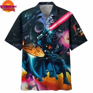 Dark Side Darth Vader Colorful Hawaiian Shirt Style