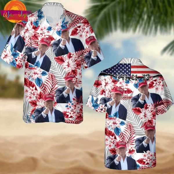 Donald Trump Face Hawaii Shirt Style