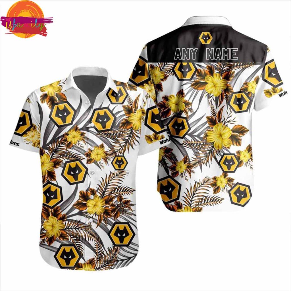 EPL Wolves Custom Name Hawaiian Shirt Style