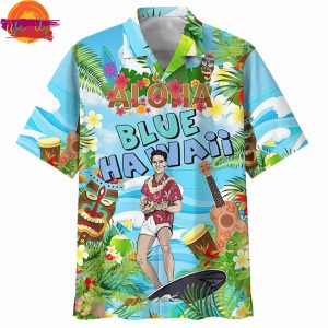 Elvis Presley Blue Hawaii Hawaiian Shirt Style 3