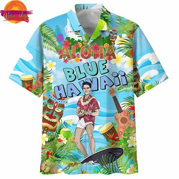 Elvis Presley Blue Hawaii Hawaiian Shirt Style