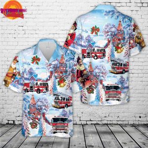 Firefighter Fire Truck Christmas Hawaiian Shirt Ideas