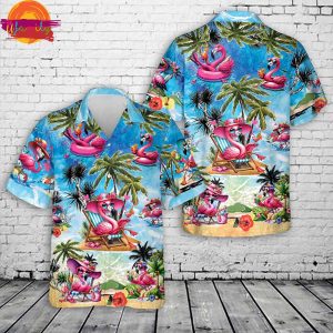 Flamingo Beach Hawaiian Shirt Style