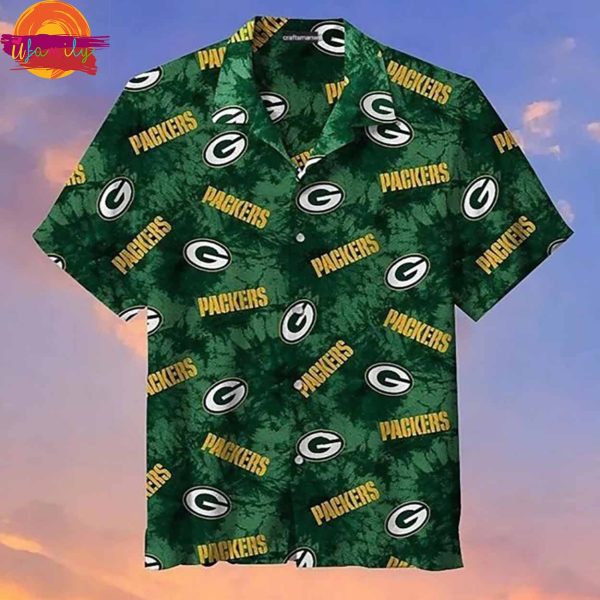 Green Bay Packers Forest Green NFL Hawaiian Shirt Style