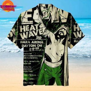 Heat Wave Hara Arena Dayton Oh 2 98 WWE Hawaiian Shirt Style