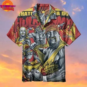 Hulkamania Hulk Hogan WWE Universal Hawaiian Shirt Style