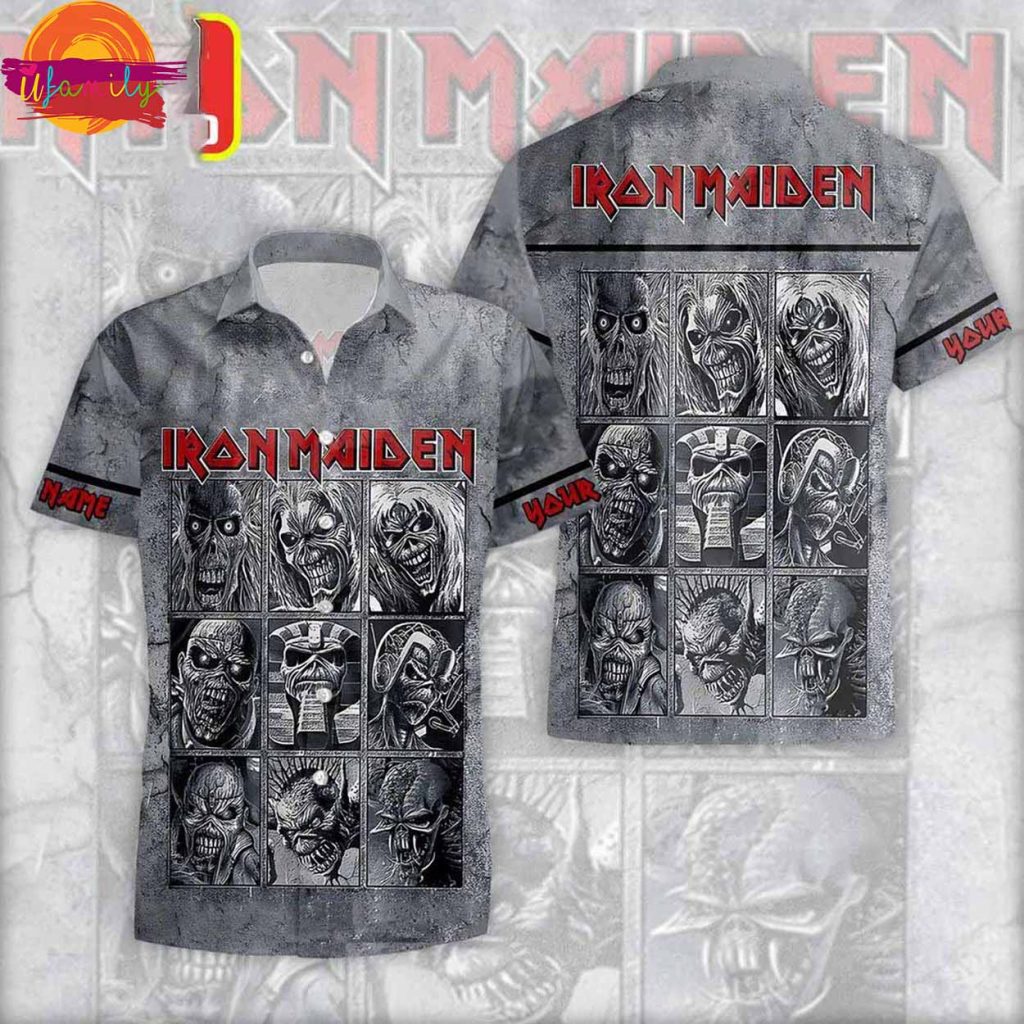 Limited Edition Iron Maiden Hawaiian Shirt For Summer