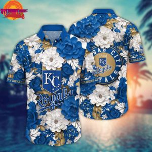 MLB Kansas City Royals Flower Hawaiian Shirt