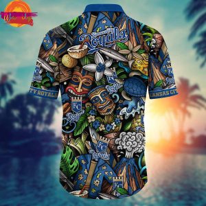 MLB Kansas City Royals Tiki Tiki Hawaiian Shirt