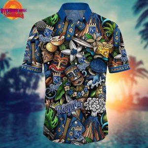 MLB Kansas City Royals Tiki Tiki Hawaiian Shirt 3