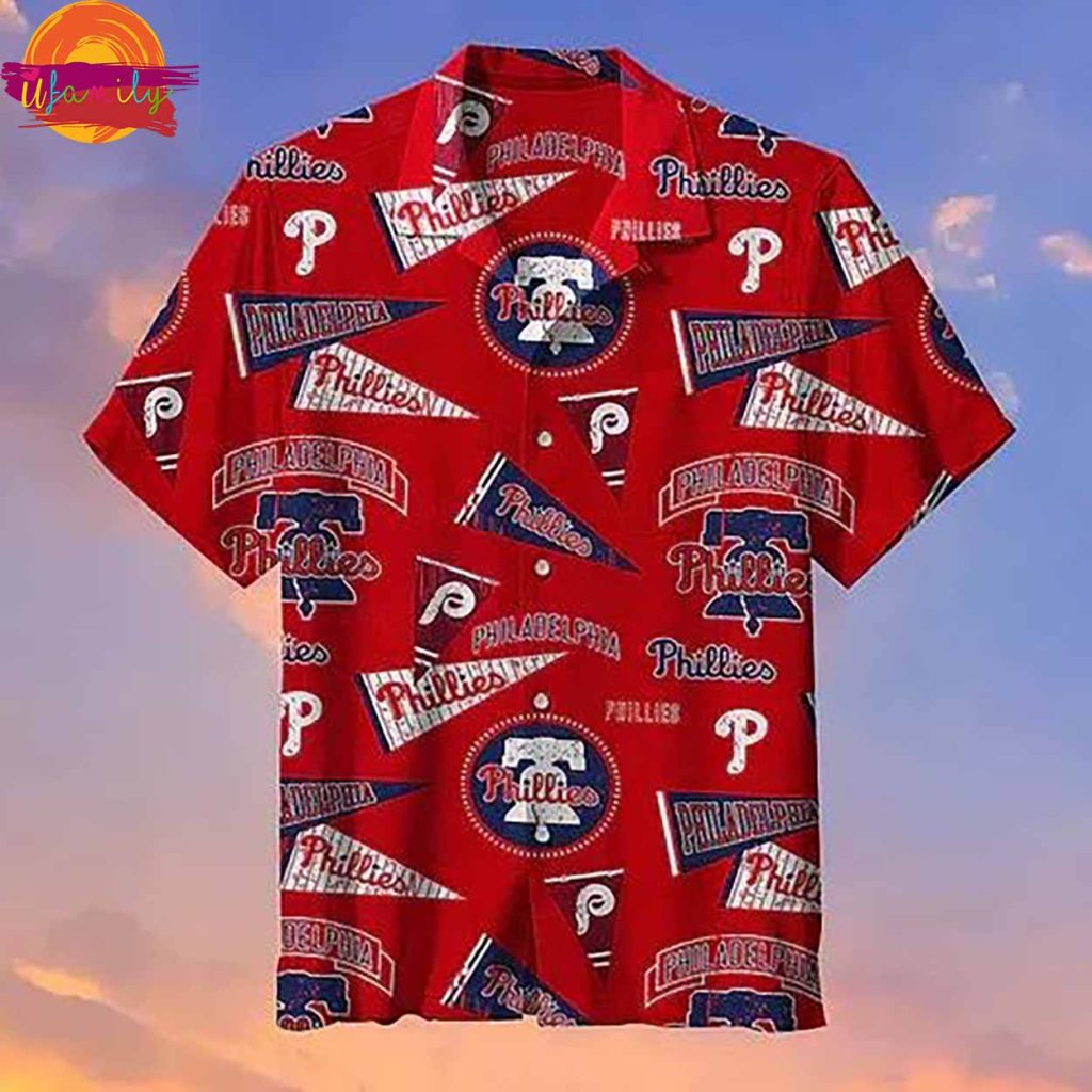 MLB Philadelphia Phillies Retro Hawaiian Shirt Style