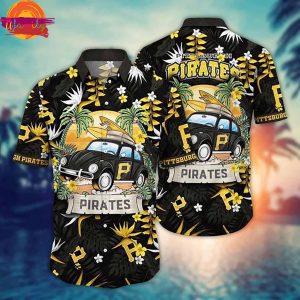 MLB Pittsburgh Pirates Car Summer Hawaiian Shirt