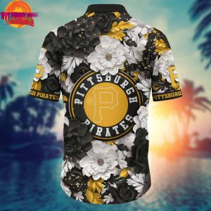 MLB Pittsburgh Pirates Flower Hawaiian Shirt Style 3