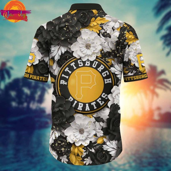 MLB Pittsburgh Pirates Flower Hawaiian Shirt Style