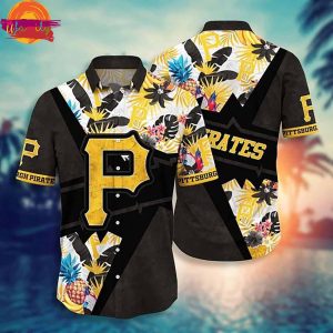 MLB Pittsburgh Pirates Flower Swing Hawaiian Shirt Style