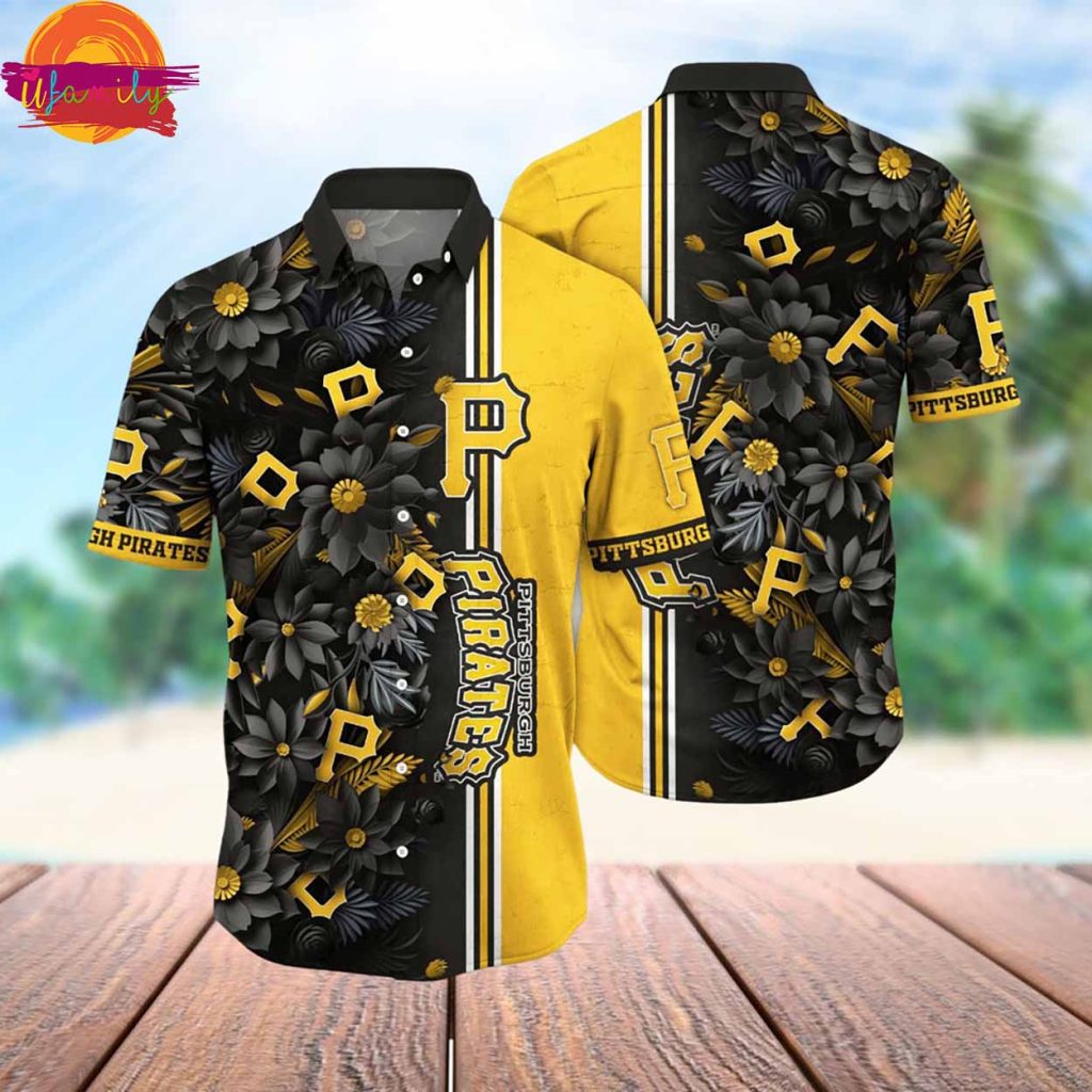 MLB Pittsburgh Pirates Logo Hawaiian Shirt Style