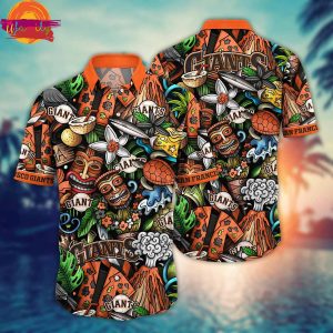 MLB San Francisco Giants Tiki Tiki Hawaiian Shirt Style