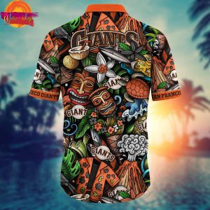 MLB San Francisco Giants Tiki Tiki Hawaiian Shirt Style 2