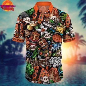 MLB San Francisco Giants Tiki Tiki Hawaiian Shirt Style 3