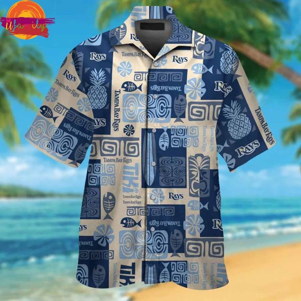 MLB Summer Hawaiian Shirt Tampa Bay Rays Team Design