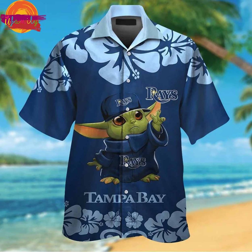 MLB Tampa Bay Rays Baby Yoda Hawaiian Shirt Style