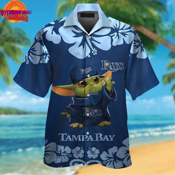 MLB Tampa Bay Rays Baby Yoda Hawaiian Shirt Style