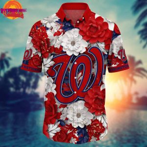 MLB Washington Nationals Hawaiian Shirt Style 3