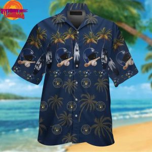 Milwaukee Brewers Aloha Hawaiian Shirt Style