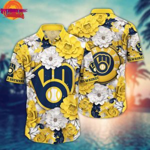 Milwaukee Brewers Hawaiian Shirt Style