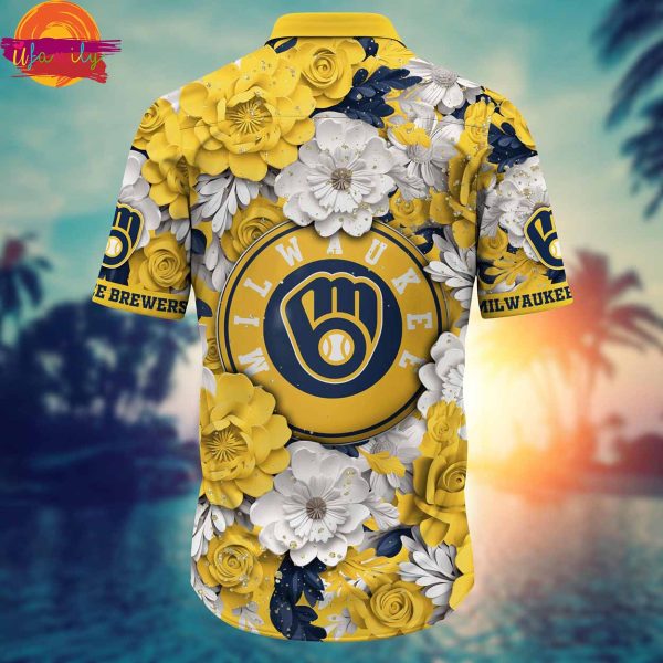 Milwaukee Brewers Hawaiian Shirt Style