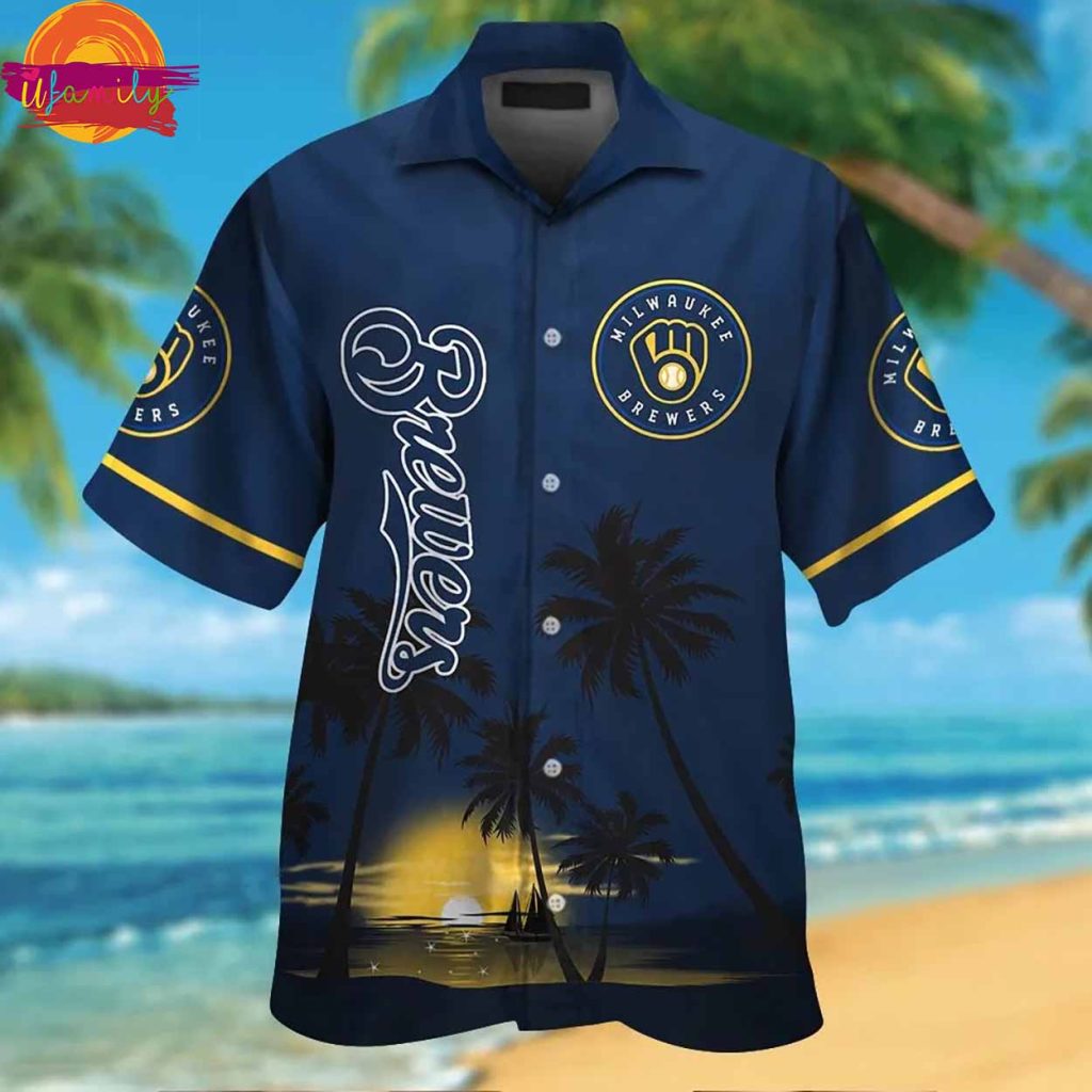 Milwaukee Brewers Tropical Hawaiian Shirt Online