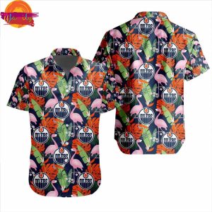 NHL Edmonton Oilers Hawaiian Shirt Design