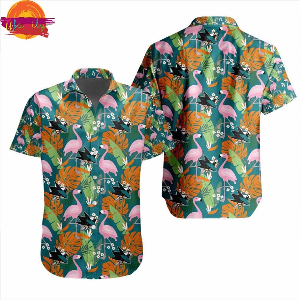 NHL San Jose Sharks Hawaiian Shirt Design