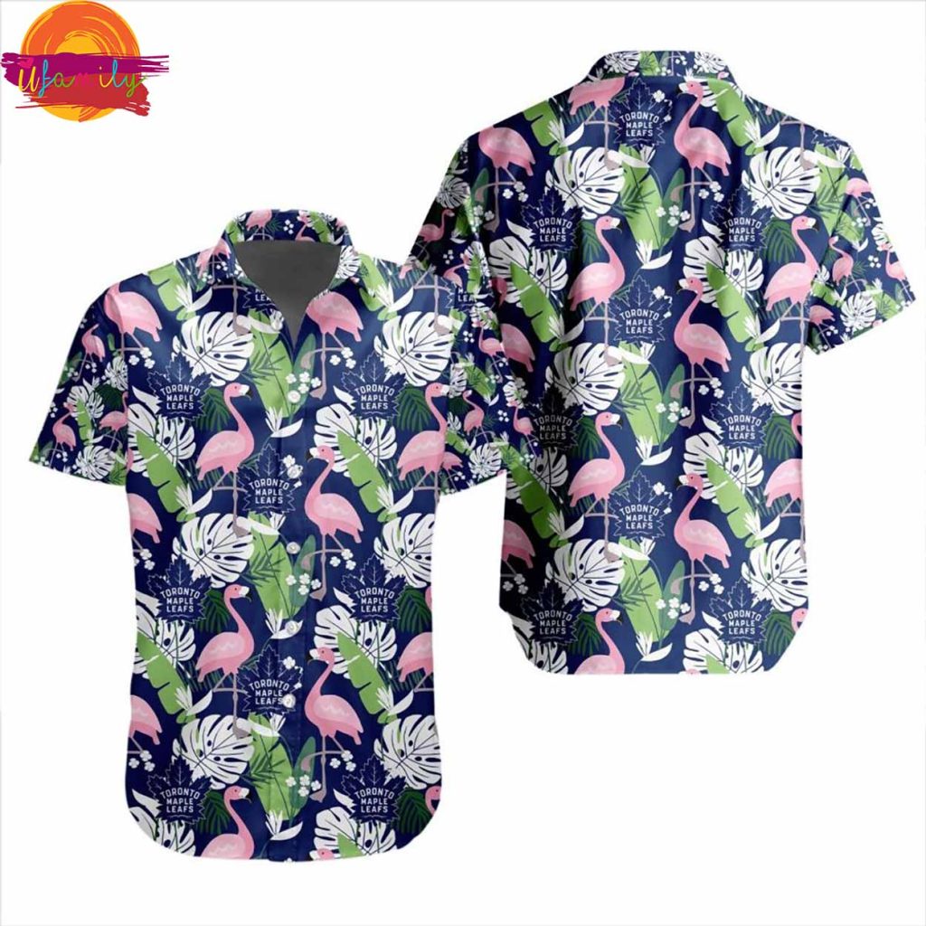 NHL Toronto Maple Leafs Hawaiian Shirt Design