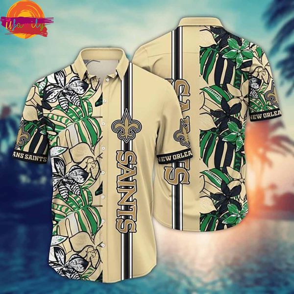 New Orleans Saints NFL Flower Hawaiin Shirt Style