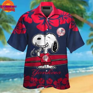 New York Yankees Snoopy Hawaiian Shirt Style