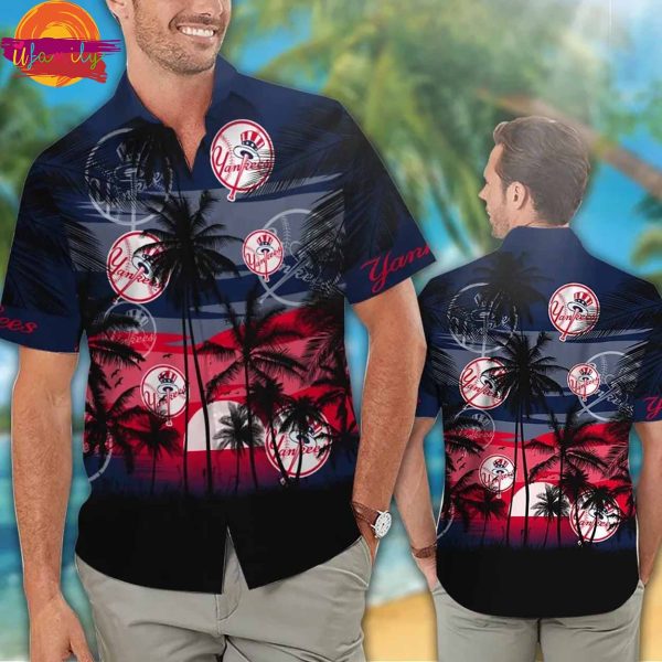 New York Yankees Summer Hawaiian Shirt Style