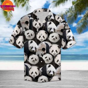 Panda Awesome Pattern Hawaiian Shirt