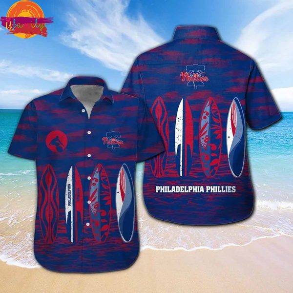 Philadelphia Phillies Baseball Team Hawaiian Shirt Style