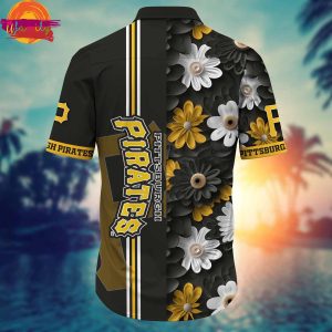 Pittsburgh Pirates Flowers Hawaiian Shirt Gifts