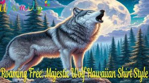 Roaming Free Majestic Wolf Hawaiian Shirt Style